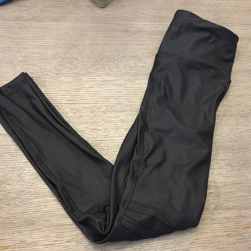 Women’s  Black Faux Leather Leggings